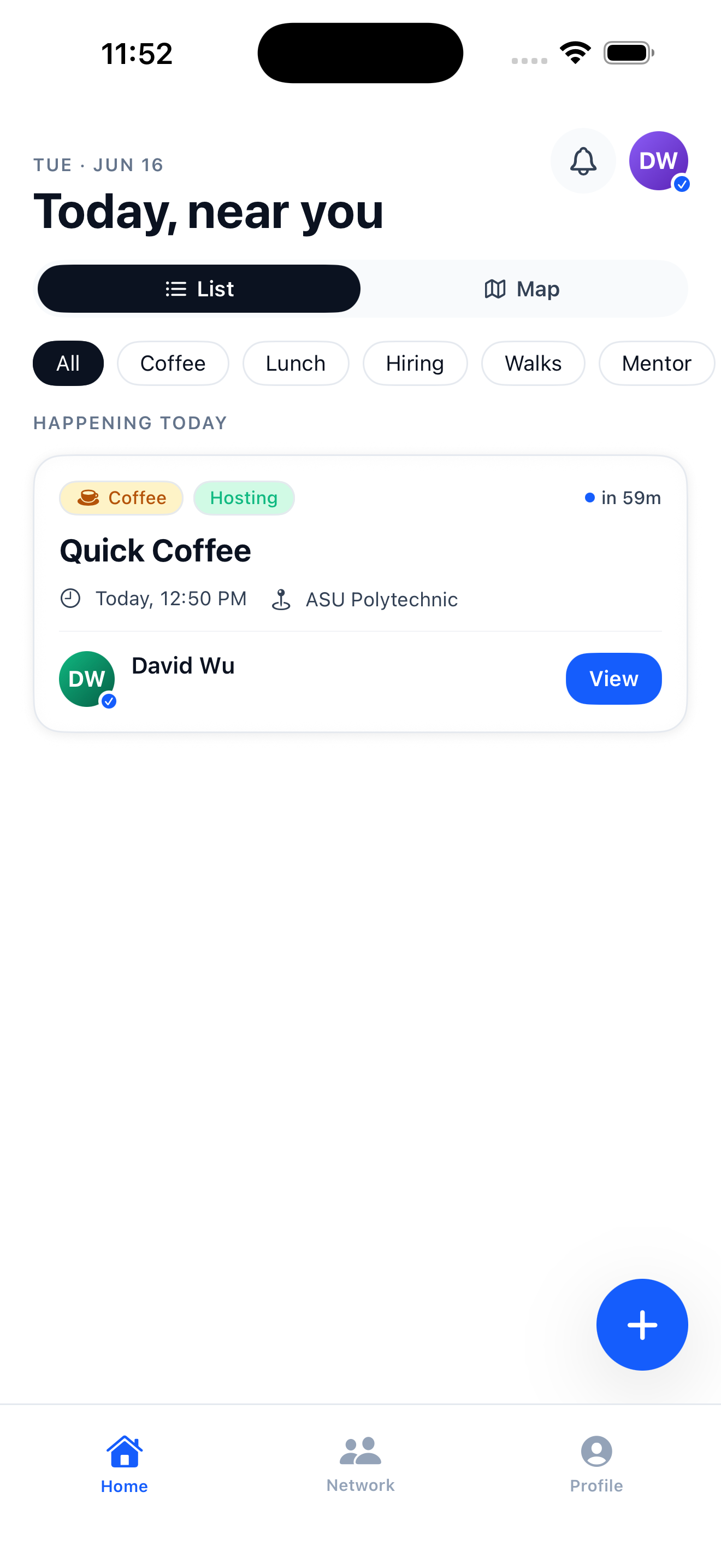 Loop — today's meetups near you